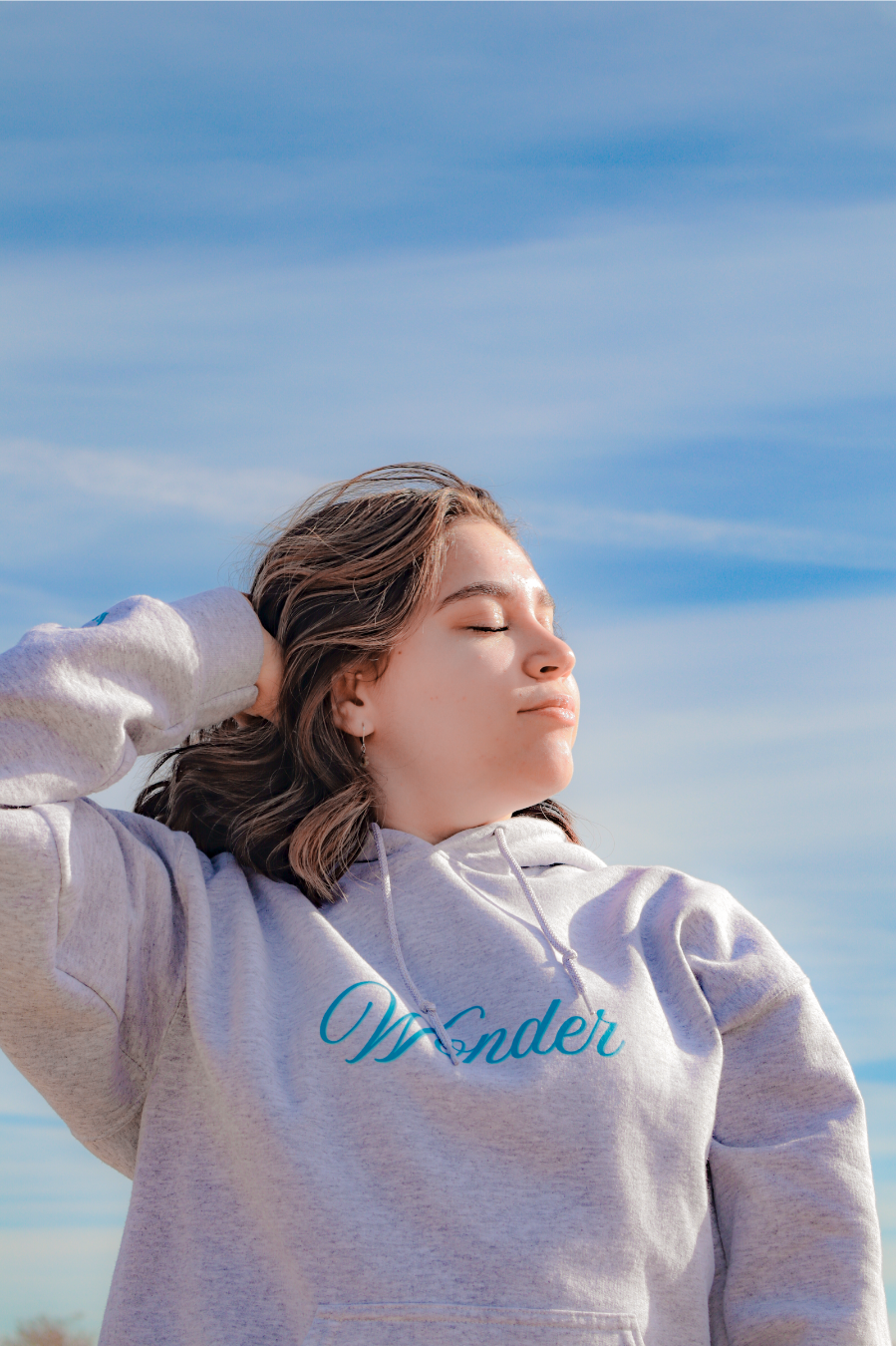 Light Grey Hood | Keep Moving Forward