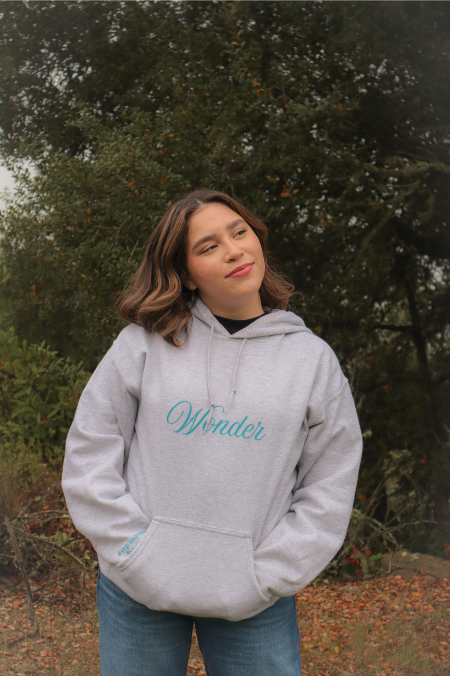 Light Grey Hood | Keep Moving Forward